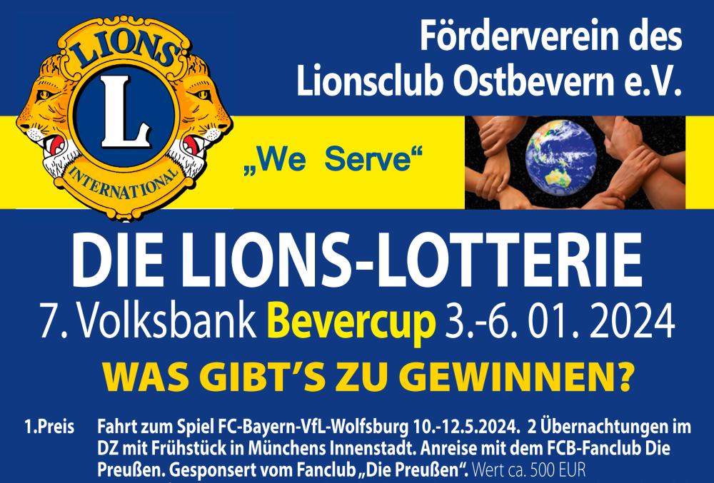 Lions-Lotterie Volksbank Bevercup 2024